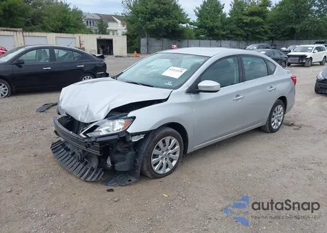 2019 Nissan Sentra S из США, поврежденный, VIN 3N1AB7AP4KY388235